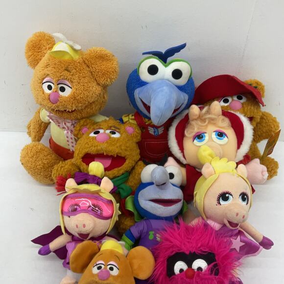 Preowned Mixed LOT 3 lbs The Muppets Muppet Babies Plush Dolls Stuffed Animals - Picture 2 of 8
